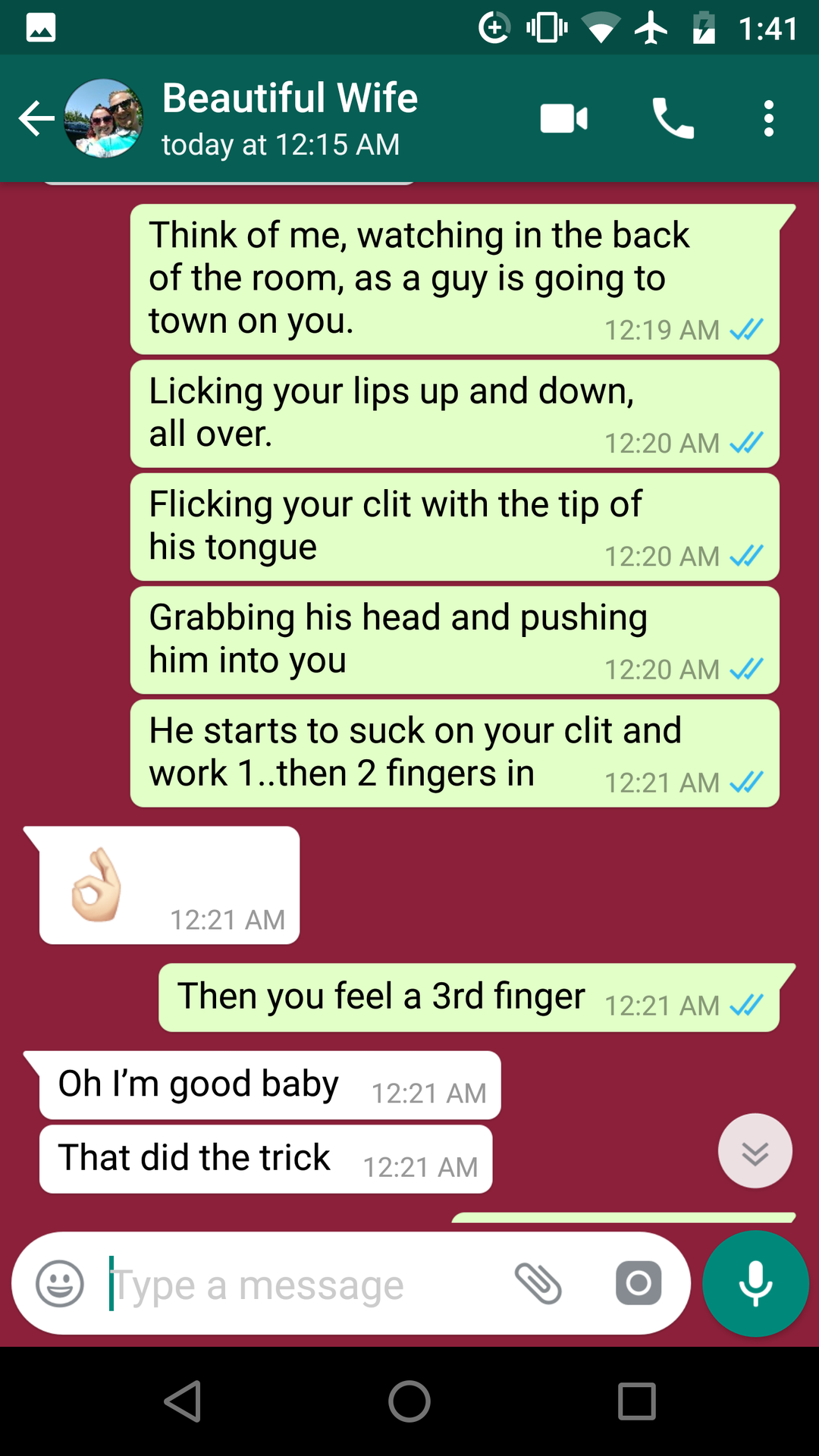 hotwife sex texts
