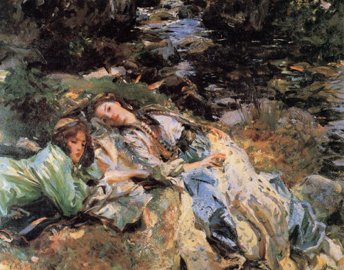 artist-sargent:The Brook, John Singer SargentMedium:...