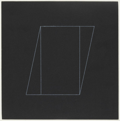 nobrashfestivity:Sol Lewitt, from Six Geometric Figures in...