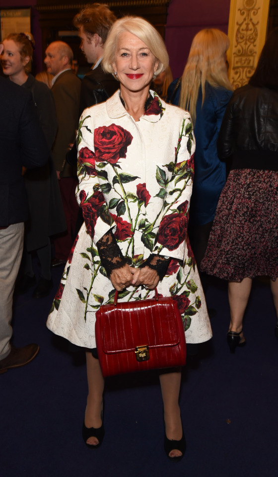 Helen Mirren Is A GODDESS In Showstopping Red... - Alison Coldridge