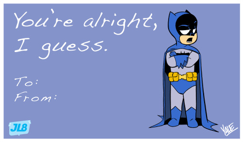 jl8comic:Here are some JL8 valentines! Feel free to print them...