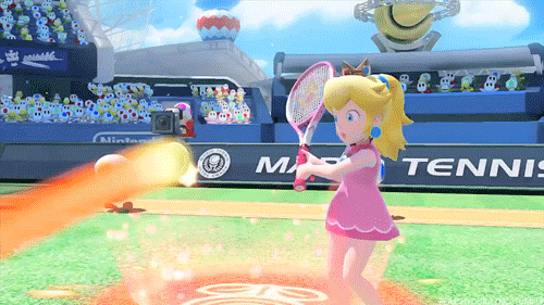 Resultado de imagem para mario tennis ultra smash gif