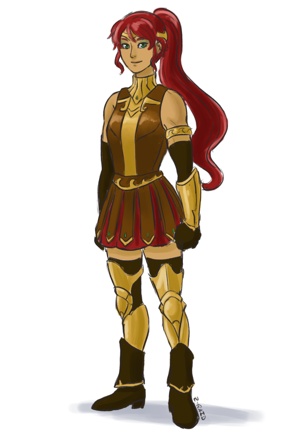 pyrrha rwby figure