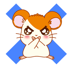 mafurachan:hamtaro line stickers!