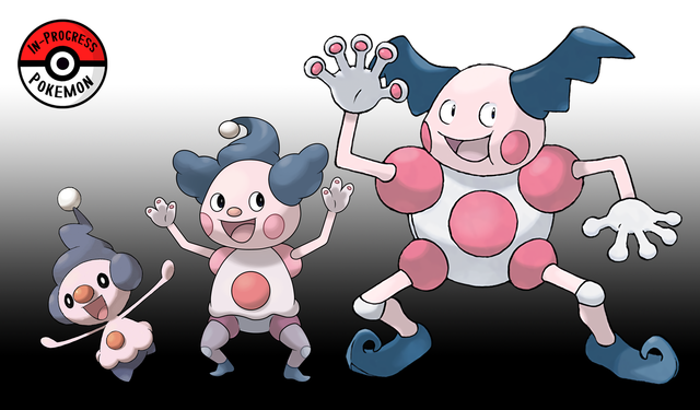 InProgress Pokemon Evolutions 439.5 Mime Jr. are