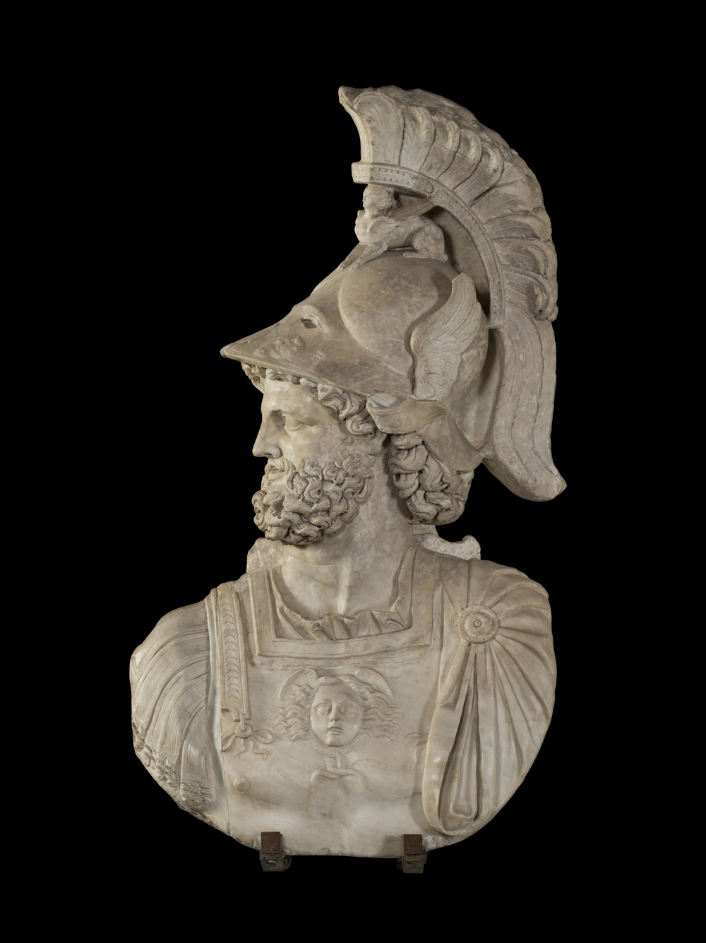 Temple of Ares — greekromangods: Bust of the Ares 101 AD–115 AD ...