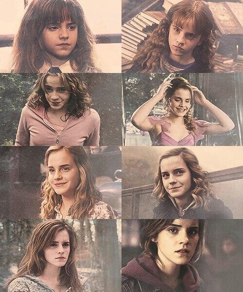 Harry Potter — hermione in all the movies