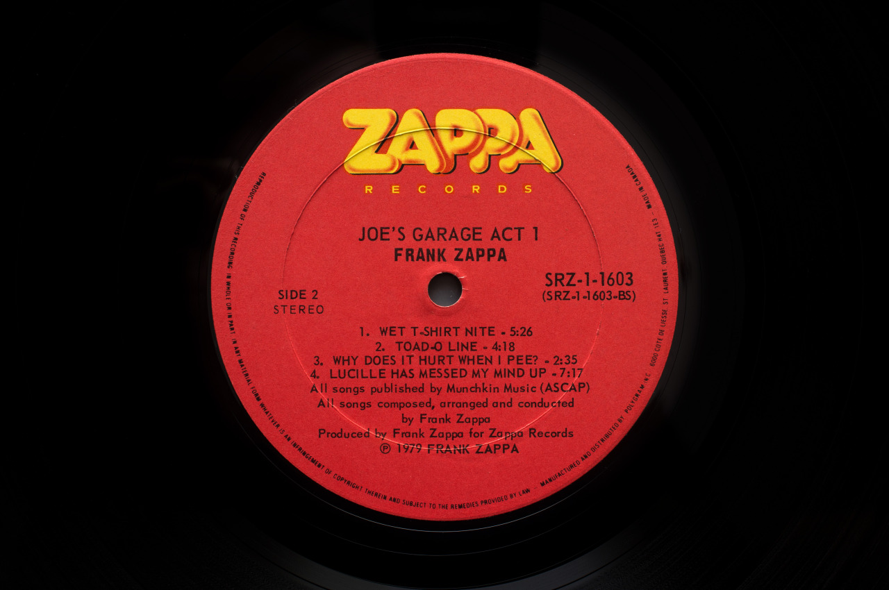 Vinyl Archaeology Frank Zappa Joe S Garage Act I 1979