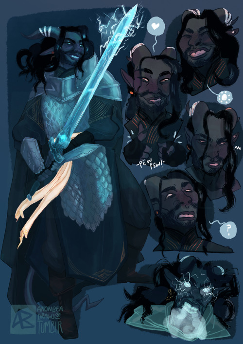 anonbeadraws:character sheet commission for @dammitjakz of...