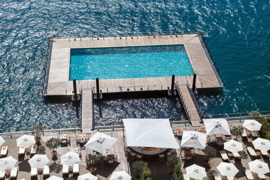 Floating Pool Lake Como