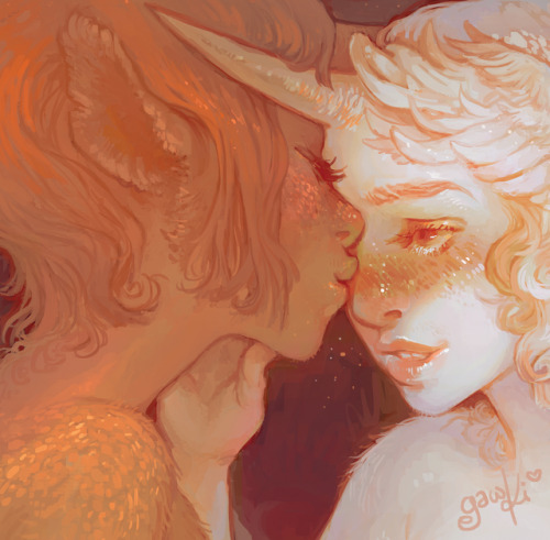 gawki:•Sweethearts•Only a snippet of the full painting, but...