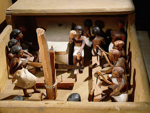 Dido of Carthage • egypt-museum: Model of a Carpentry 