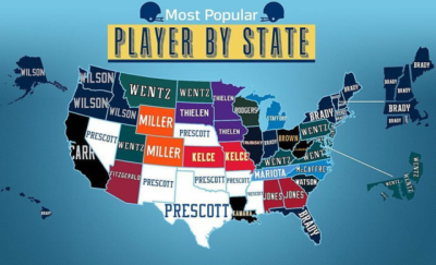 what is the most popular nfl jersey