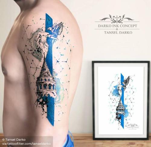 By Tansel Darko, done at Darko Ink Concept, Istanbul.... turkey;patriotic;big;istanbul;graphic;tanseldarko;facebook;location;twitter;architecture;upper arm