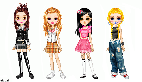 pixel dolls 2000s