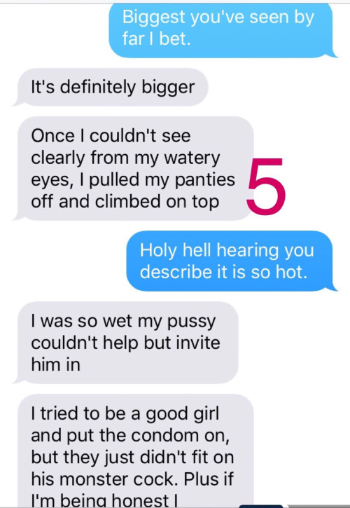 hotwife creampie texts