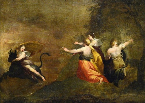 artist-goya:The Rape of Europa, Francisco GoyaMedium:...