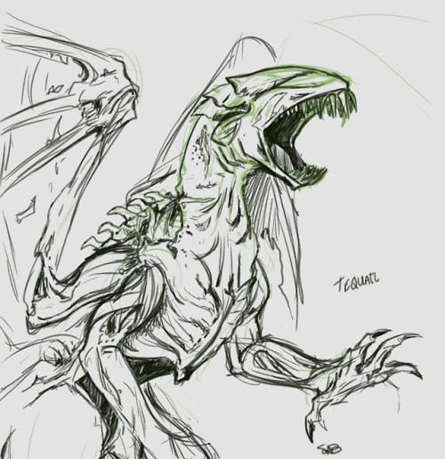 lionsarchlabs:Day 2 was “Dragon” So have my favorite undead...