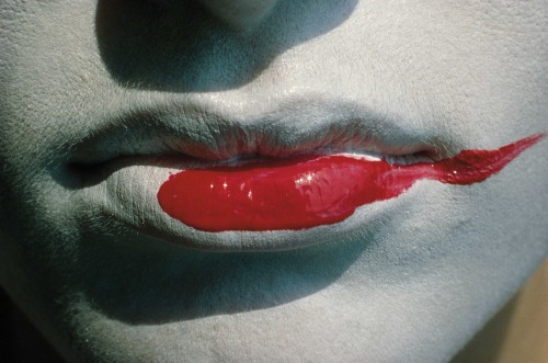 last-picture-show:Helmut Newton, Lips, Paris, 1983