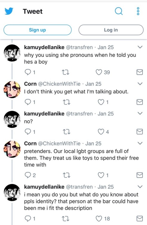 gothdaddamien:chickenwithtie/rottenchicken is a terf. She made...