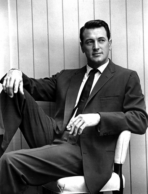 voxsart:The Brooks Brothers Years.Rock Hudson.