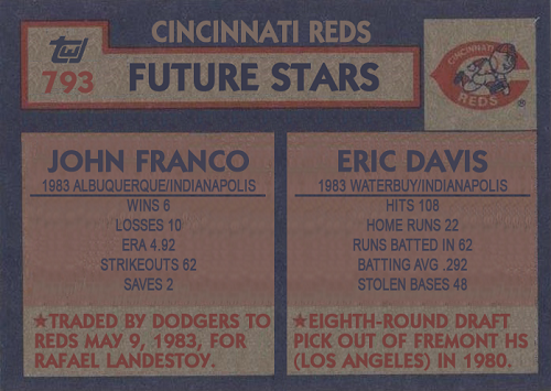 Franco Davis Cincinnati Reds