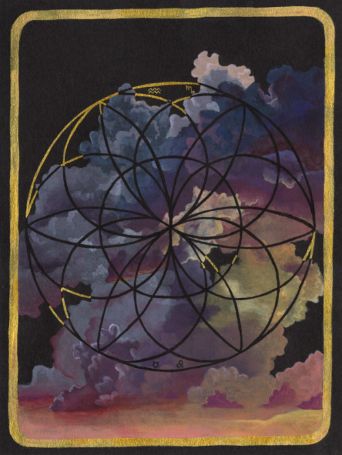 natural-world-tarot:This is The Tower, and Universe card from...