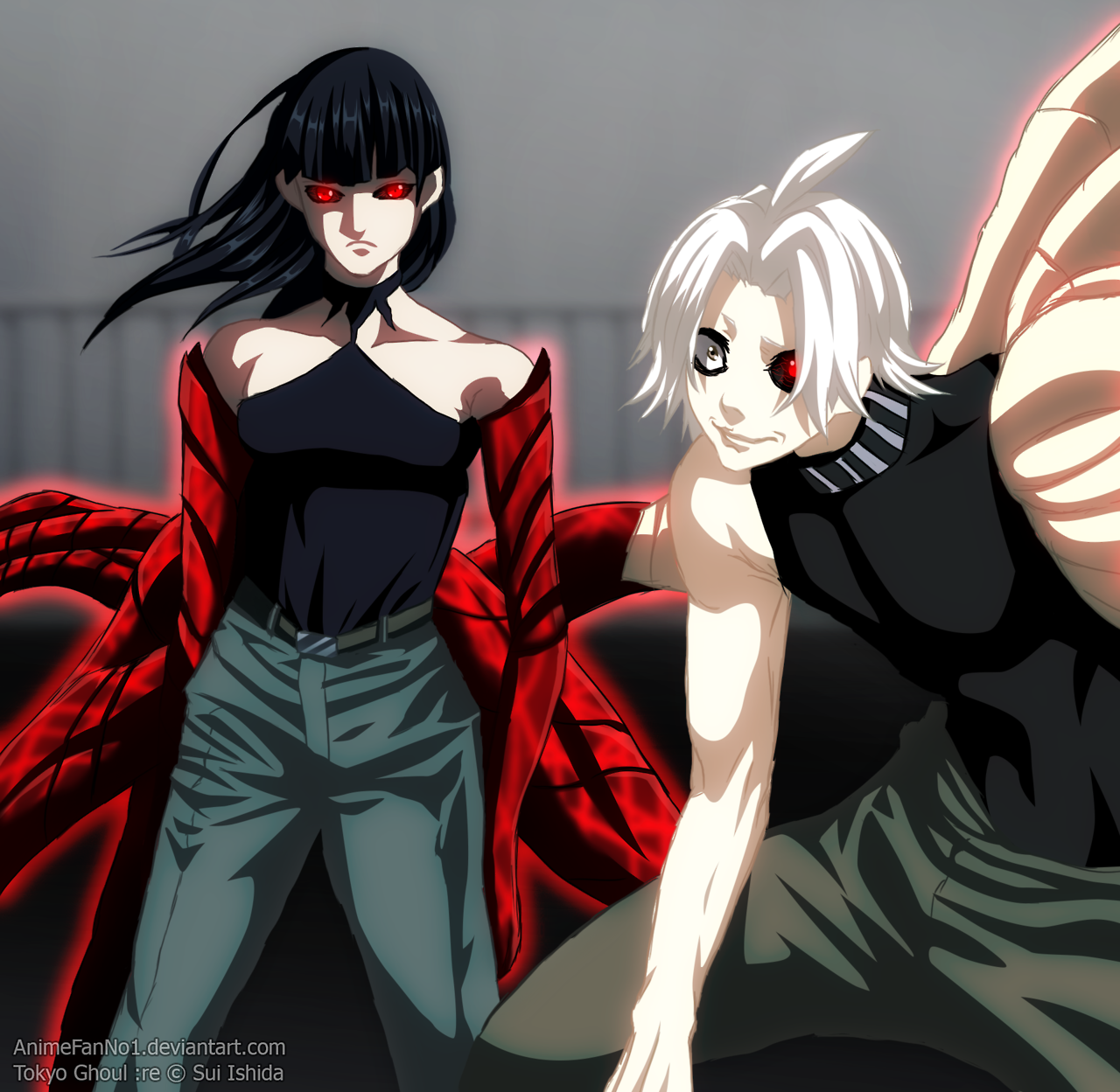 mercy and magic — animefanno1: Tokyo Ghoul :re - Kurona and Takizawa