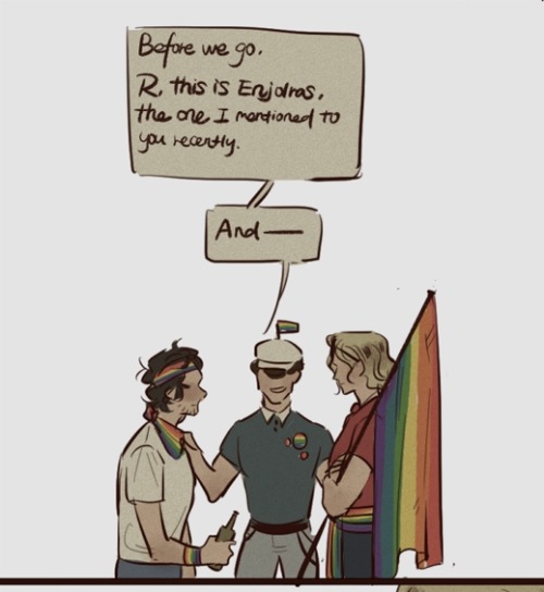 milrice:doodle.I forgot the rainbow flag on their faces…I’ll...