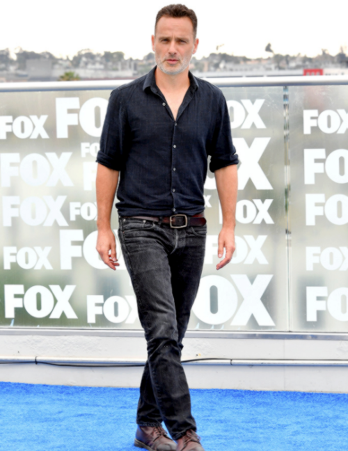 dailytwdcast: Andrew Lincoln attends ‘The Walking Dead’ press...