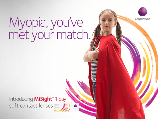 MiSight 1Day - The first soft contact lens proven to slow the progression of myopia