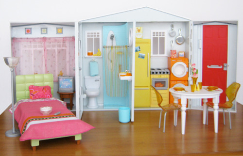 barbie totally real house
