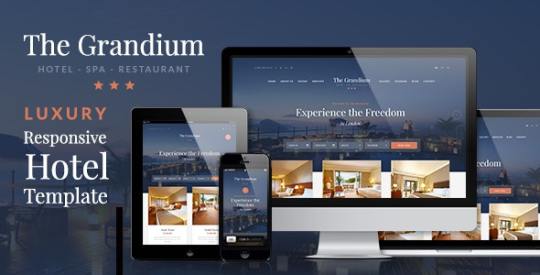 Grandium v1.6.3 - Luxury Hotel Theme Nulled