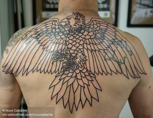Details 152+ eagle back tattoo super hot