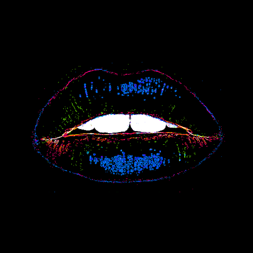 Neon Lips On Tumblr