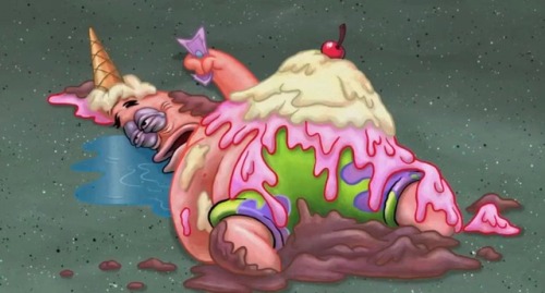 spongebobsquarepants:finalfagtasy15:1r7:​me after eating 5...