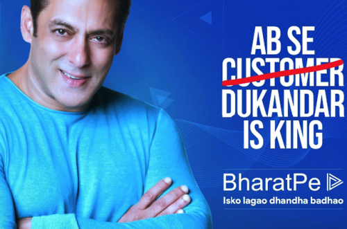 „★ Photoshoot and Print AD de Salman Khan pentru BharatPe de Haider Khan! “