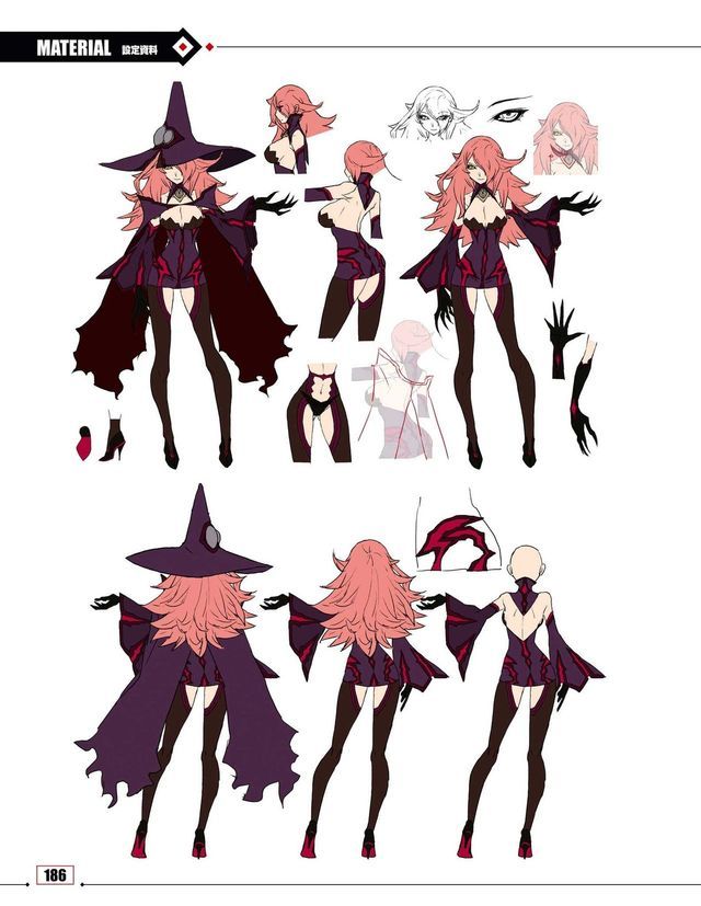 welcome to my nightmare - Nine The Phantom Concept Art From BlazBlue...