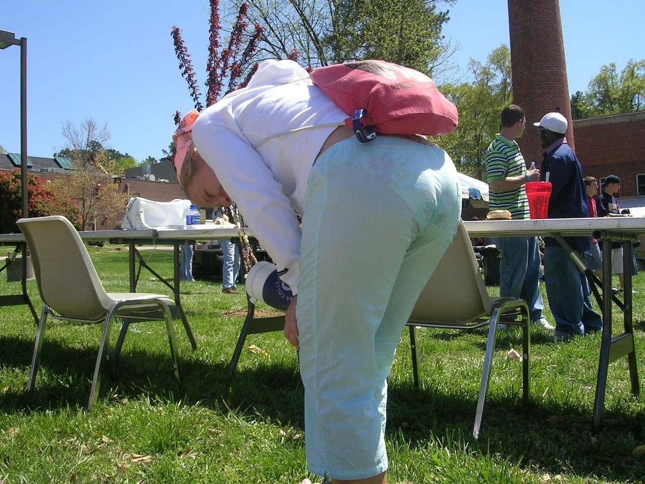 peed/pooped/diapered under her pants Photo