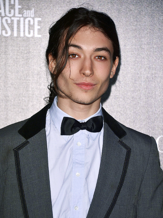 girls are great : Ezra Miller attends the Haiti Carnival in Cannes...