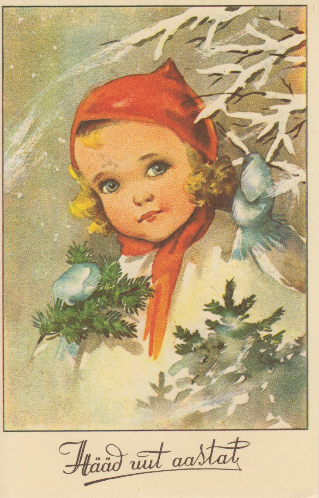 kritseldis:
“ A reprint of an Estonian New Year postcard from first half of 20th century, 1988
”