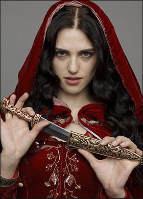 The Costumes Of Merlin Morgana S Red Dress And Cloak Requested By