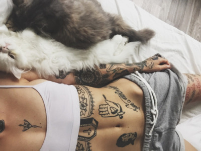 stomach piece tattoos tumblr