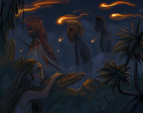 dani-gdraws:“Night Marchers”I wanted to do something spooky...