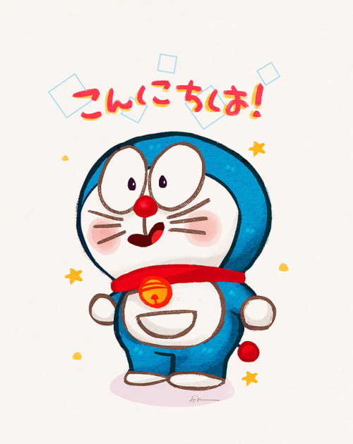 bulgolgi:こんにちは！ (●o’∪`o)ノ―♪`*.+my childhood hero! doraemon