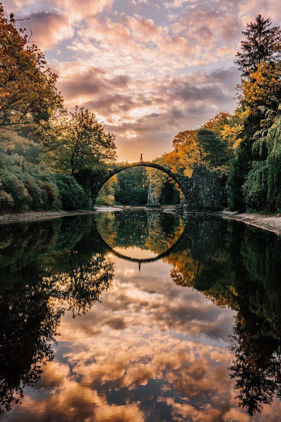 Rakotzbrücke Devil Bridge, Germany Nestled Among - The Earth