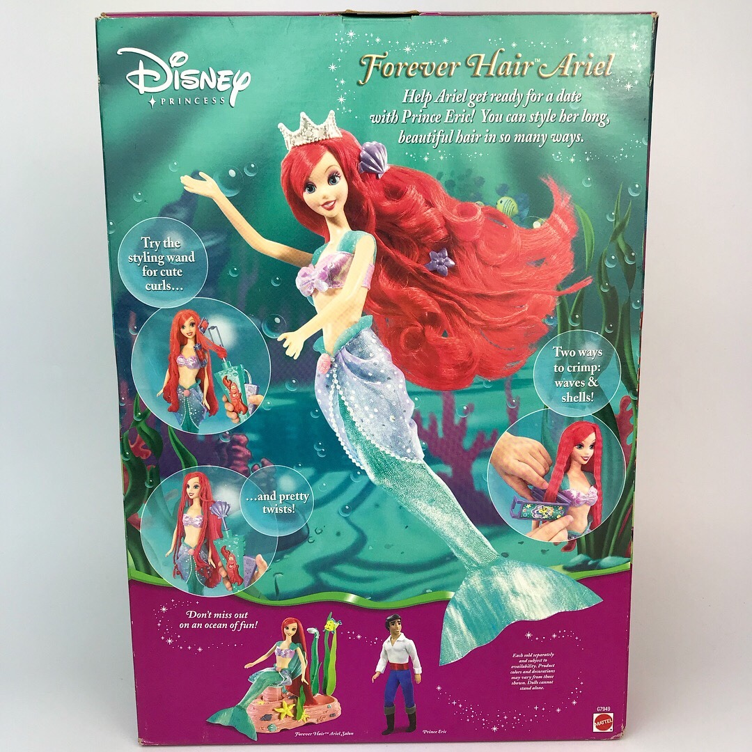 beautiful hair ariel doll