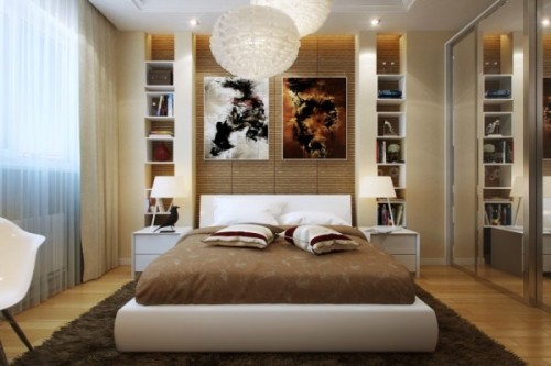 homedesigning:Small Bedrooms Use Space in a Big Way