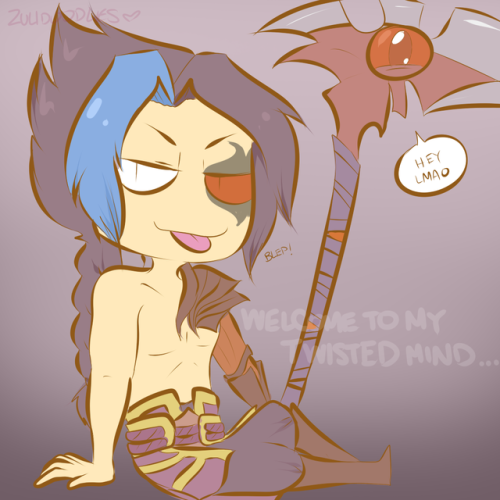 zulidoodles:[[I tried drawing Kayn, but honestly I can’t...