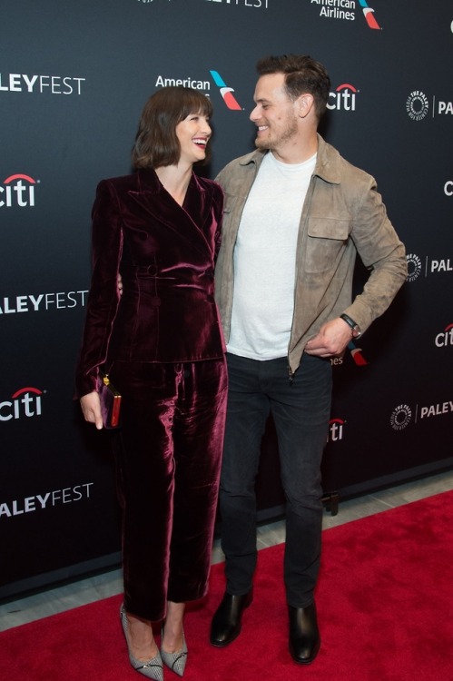 outlanderamerica:Outlander cast at Paley Center, NYC, Friday,...